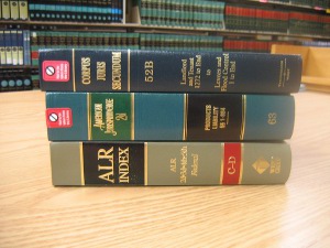 Three legal research books